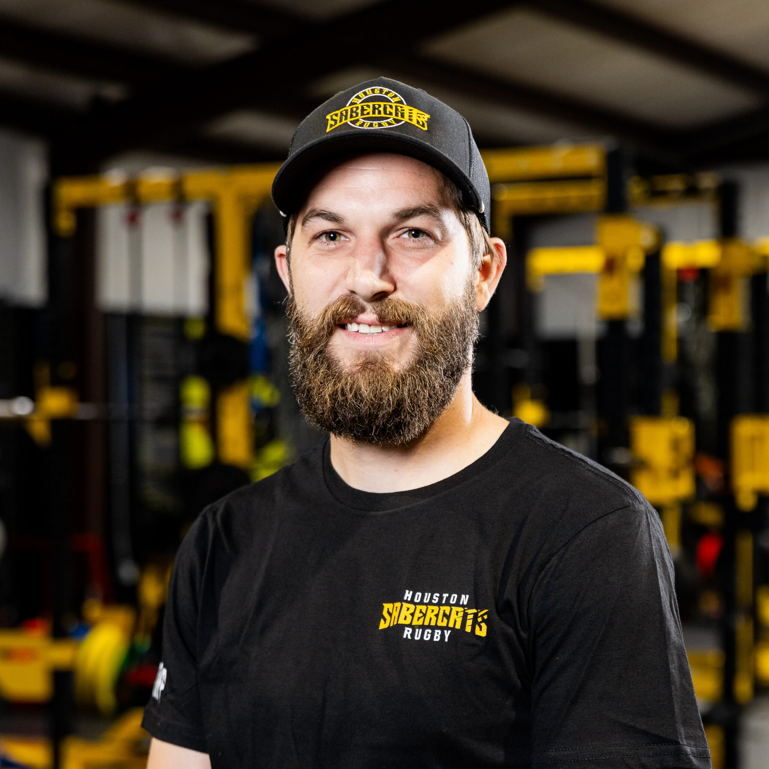Houston SaberCats Staff headshots on 03/19/25 in the team weight room.