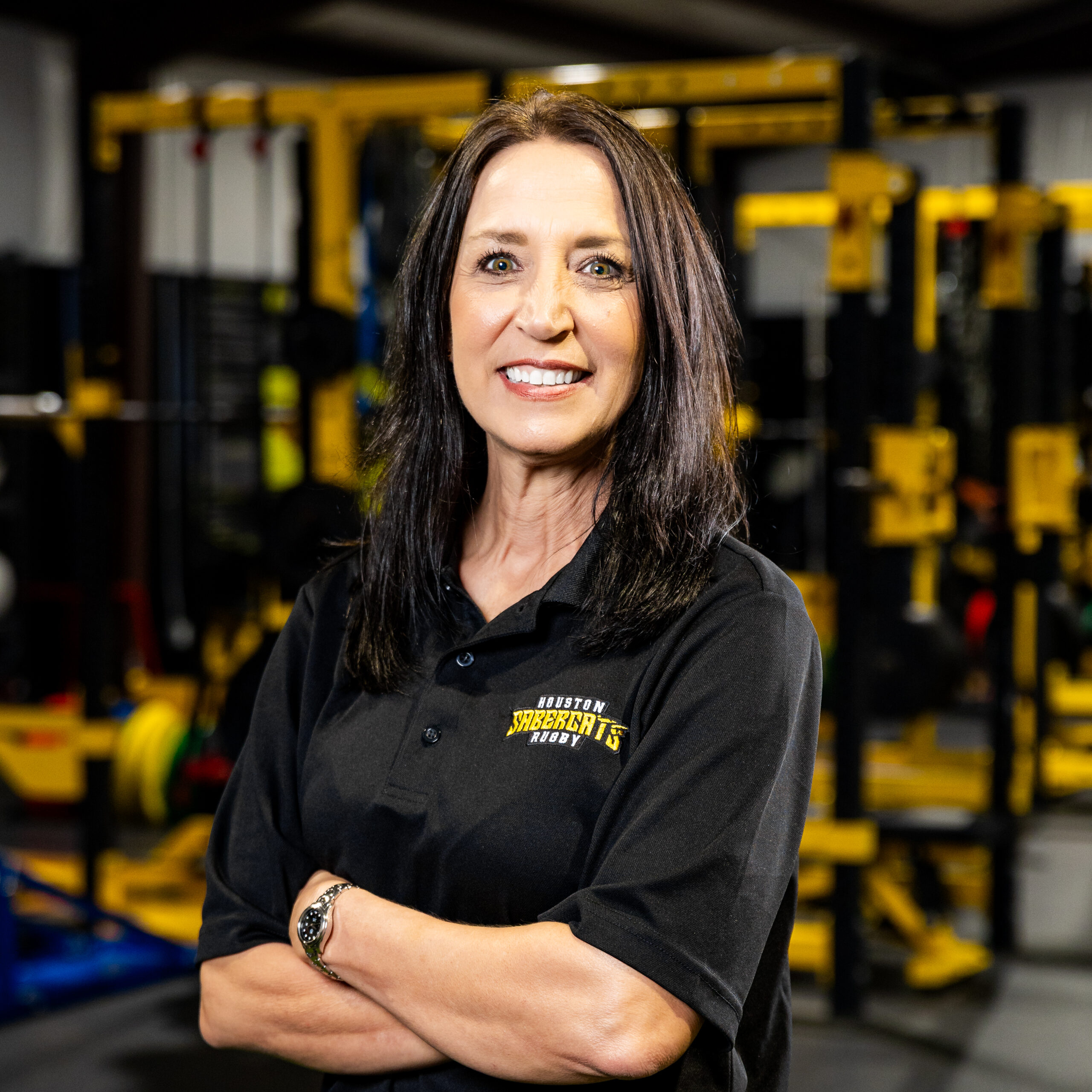 Houston SaberCats Staff headshots on 03/19/25 in the team weight room.