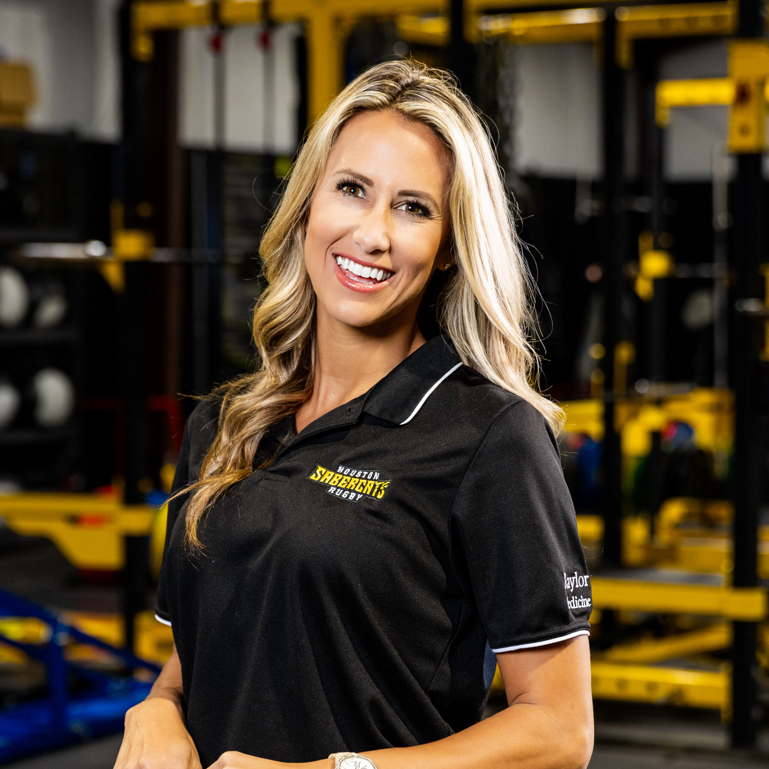 Houston SaberCats Staff headshots on 03/19/25 in the team weight room.