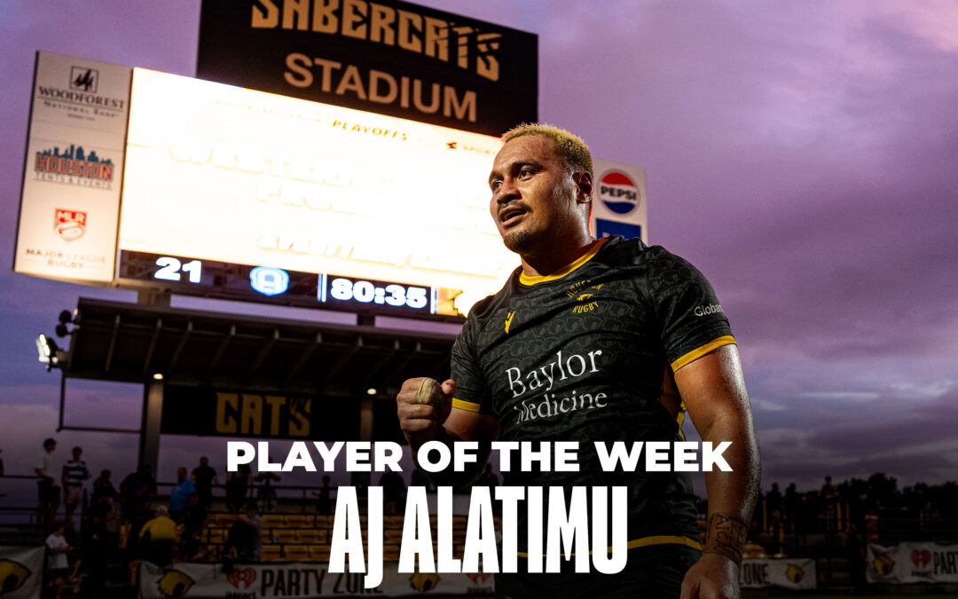 MLR Player of the Week, SaberCats’ Man of the Match: AJ Alatimu