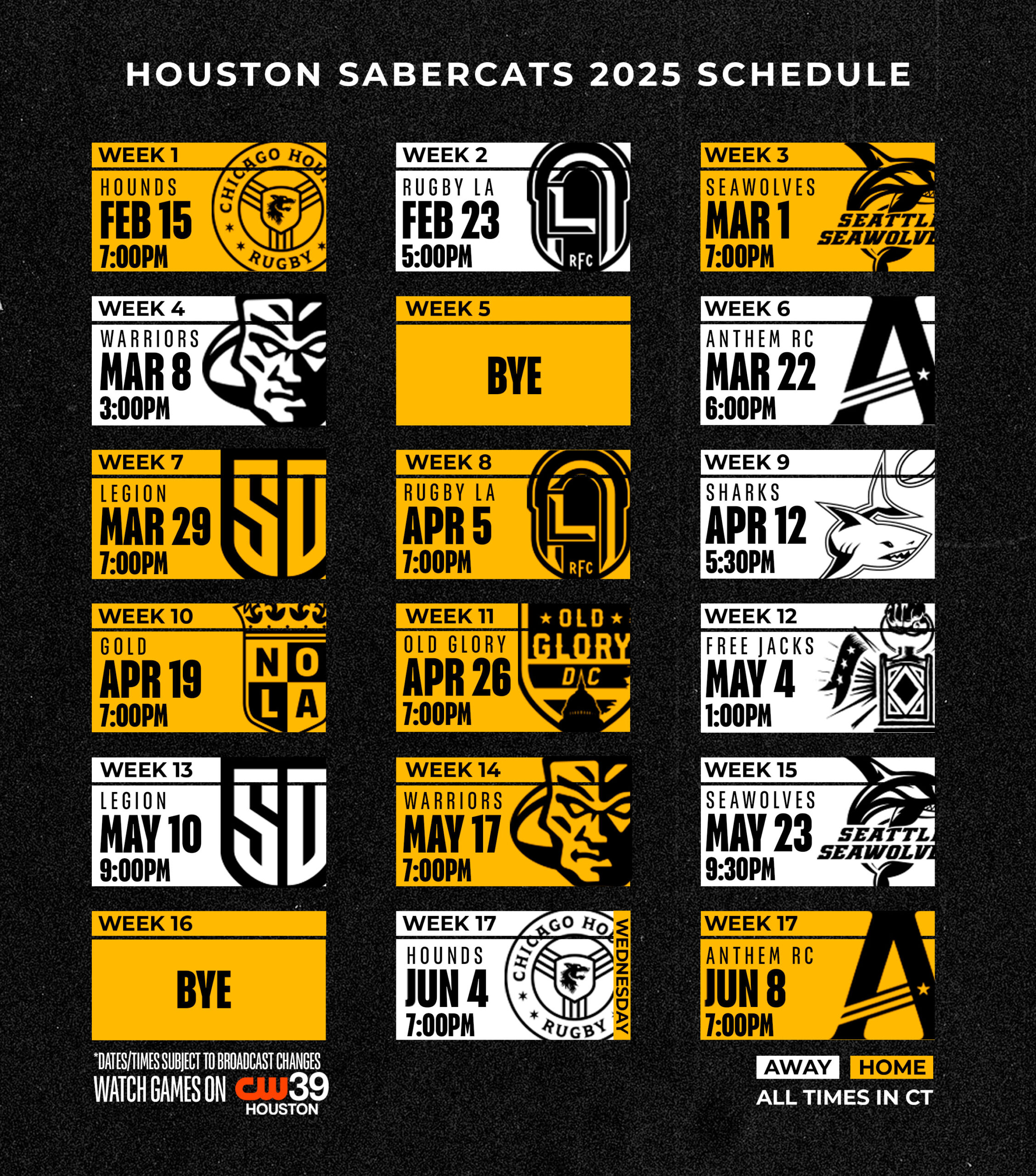 Schedule Print Vertical